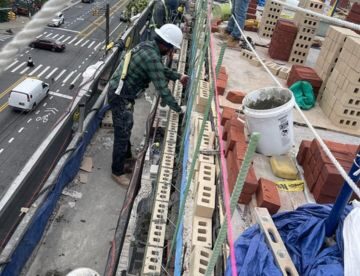 Parapet crack repair Bronx
